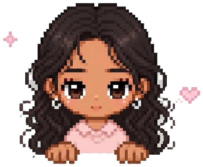 Manjusha, pixel avatar, peeking in